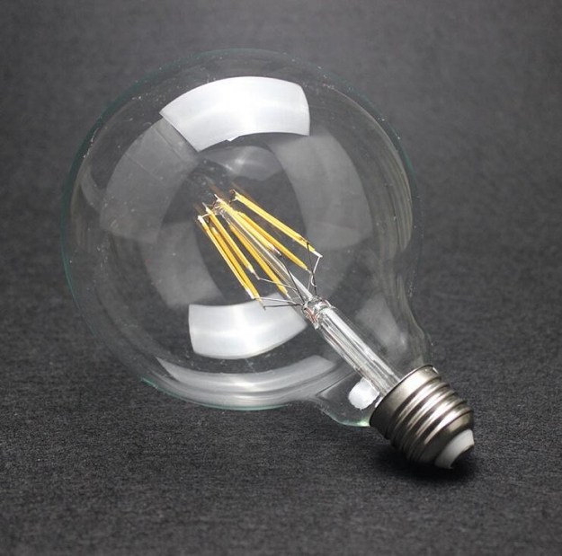 Лампа Едісона LED G80 6W 2700K диммована