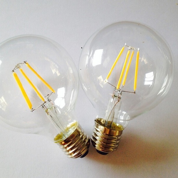 Лампа Едісона LED G80 6W 2700K диммована
