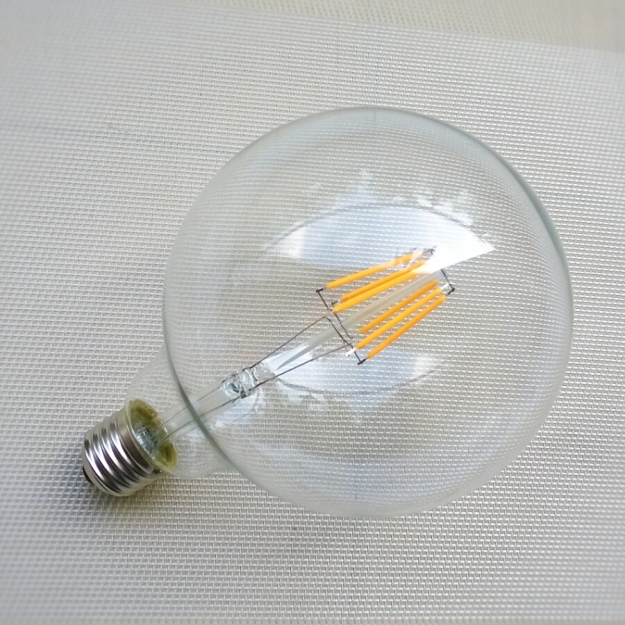 Лампа Едісона LED G125 6W 1800K диммована