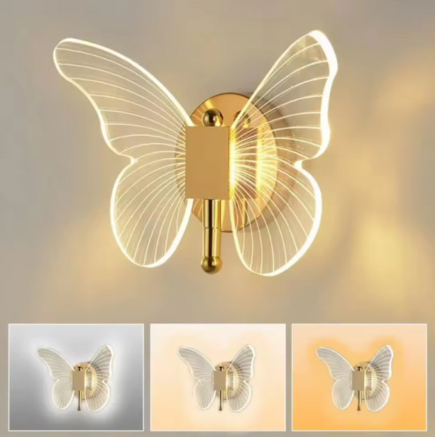 Бра LED Butterfly Clear Tricolor