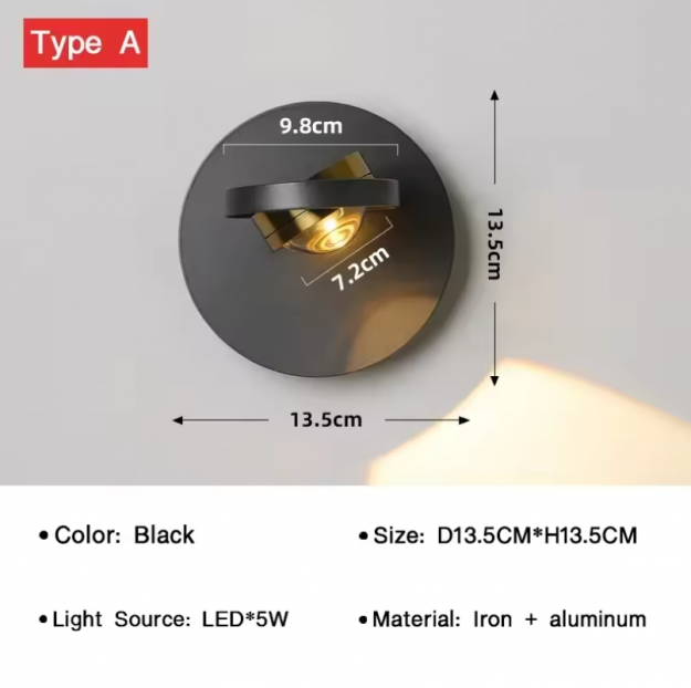 Бра Modern LED Black