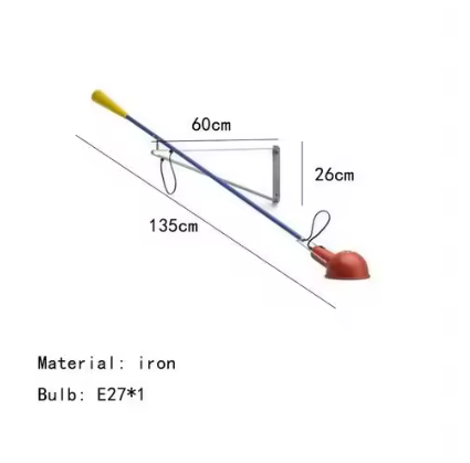 Бра Loft Rod Red
