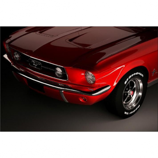Картина на склі у рамі Ford Mustang 1967 112.5x172.5см