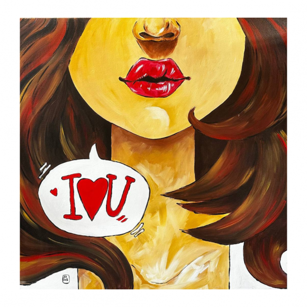 Картина I Love You 70x70cm