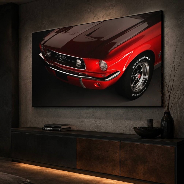 Картина на склі у рамі Ford Mustang 1967 112.5x172.5см
