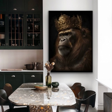 Картина на склі Orangutan King 150x100cm