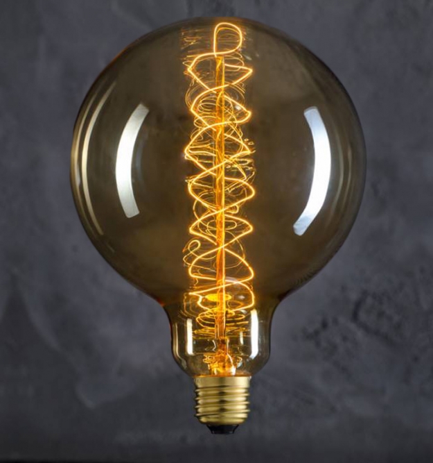Лампа Edison G125 Spiral диммируемая