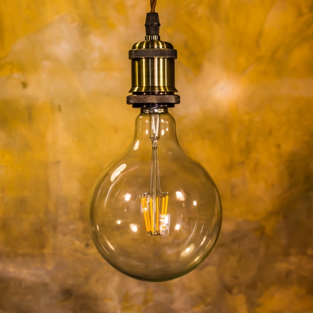 Лампа Едісона LED G125 6W 1800K диммована
