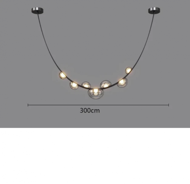 Підвісна LED Люстра Fancy L300cm 3000K