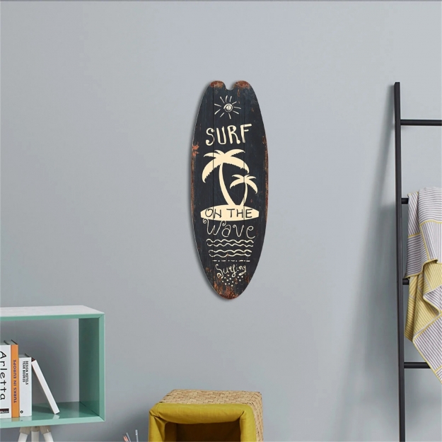 Настінний декор Surfboard Wooden Wave
