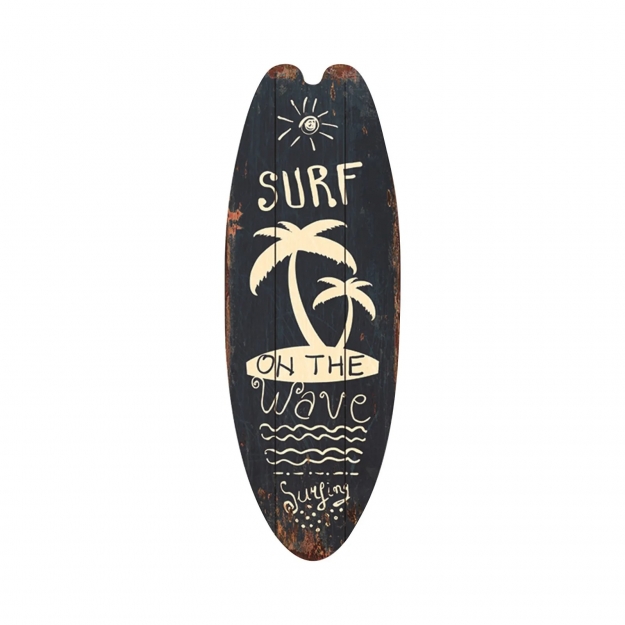 Настінний декор Surfboard Wooden Wave