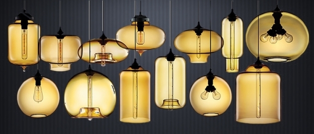 Підвіс Loft Glass Amber (6) D14