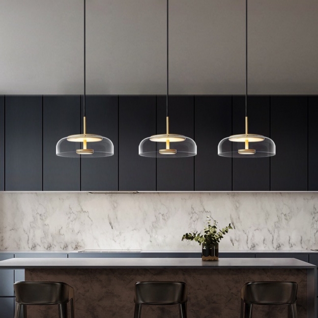 Підвіс LED Jellyfish Gold/Clear D 23