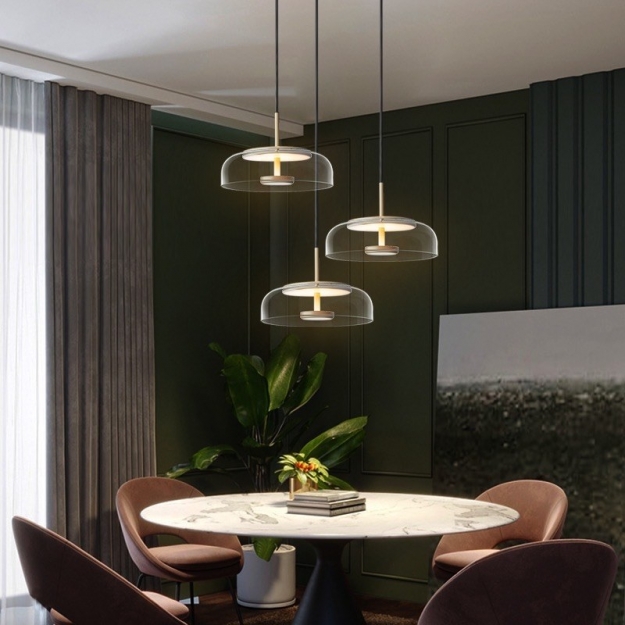 Підвіс LED Jellyfish Gold/Clear D 23