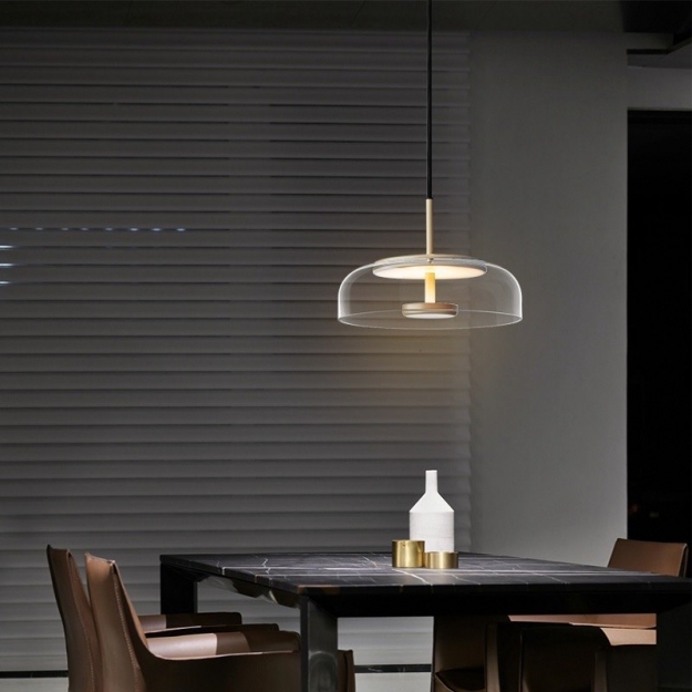 Підвіс LED Jellyfish Gold/Clear D 23