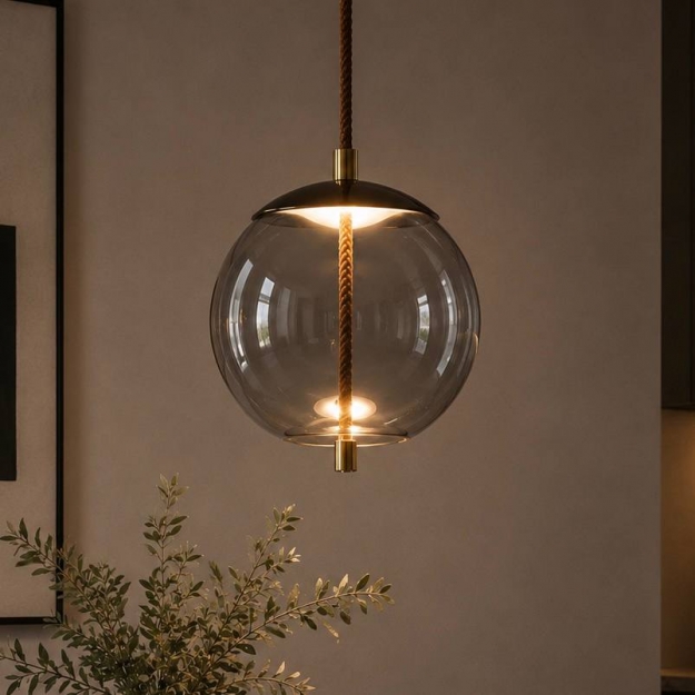 Підвіс LED Sunshine Smoky Grey H28 (2)