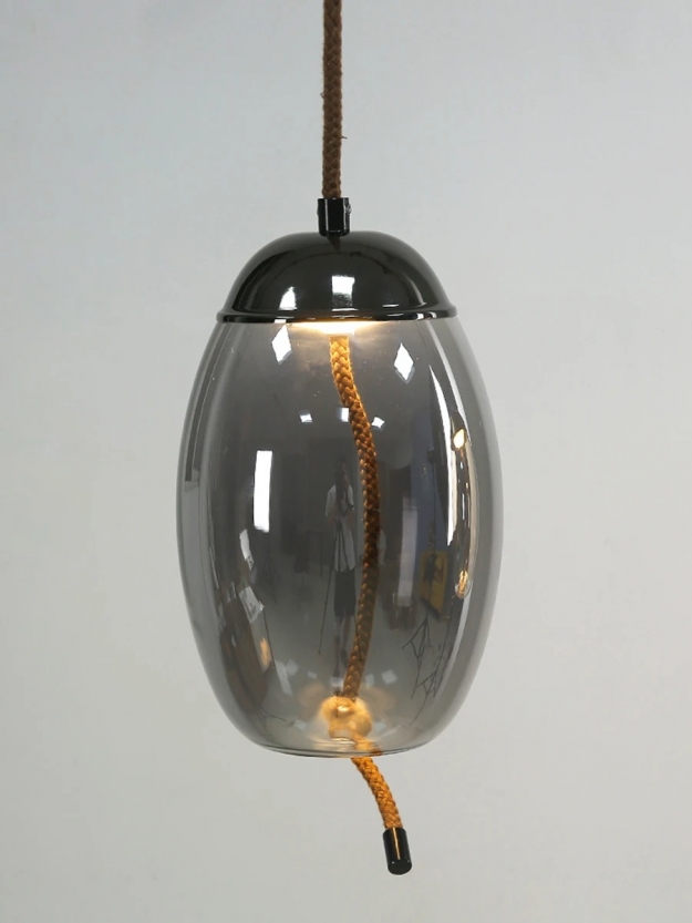 Підвіс LED Sunshine Smoky Grey D17 (4) 