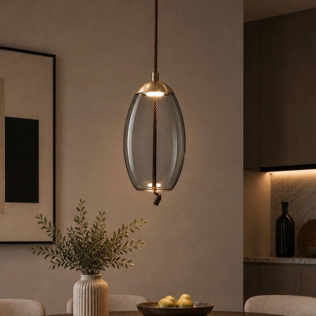 Підвіс LED Sunshine Smoky Grey D17 (4) 