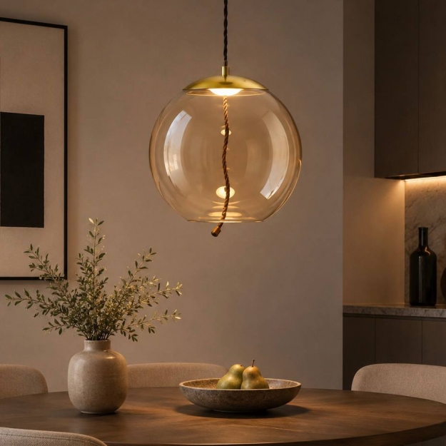 Підвіс LED Sunshine Amber H28 (2) 