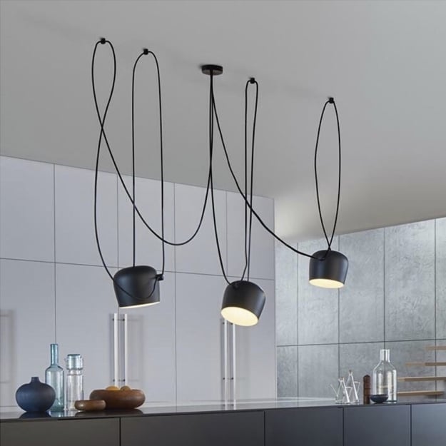 Підвіс LED Aim 3SET Black D24/H22