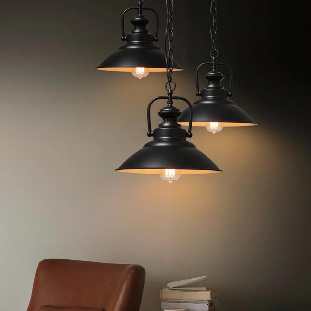 Подвесной светильник Retro Black d31 Birds