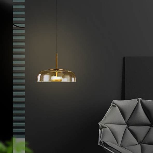 Подвес LED Jellyfish Gold/Amber D23