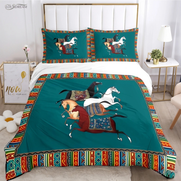Постільна білизна Horse Green 150x200cm