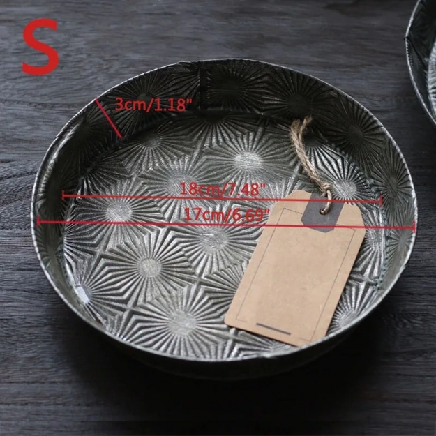 Металеве блюдо Antique Plate S