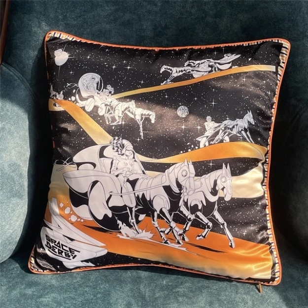 Подушка Silk Space Horses
