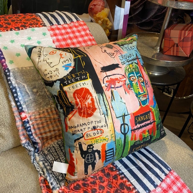 Подушка Basquiats