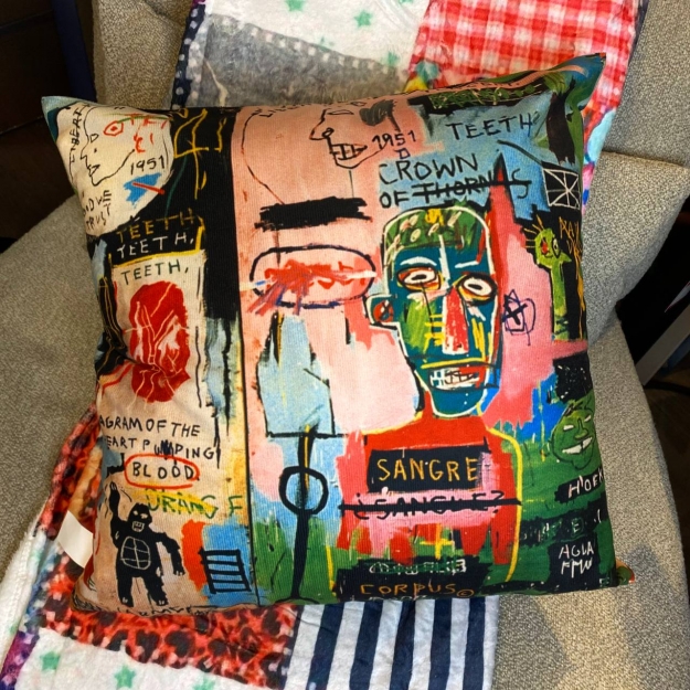 Подушка Basquiats