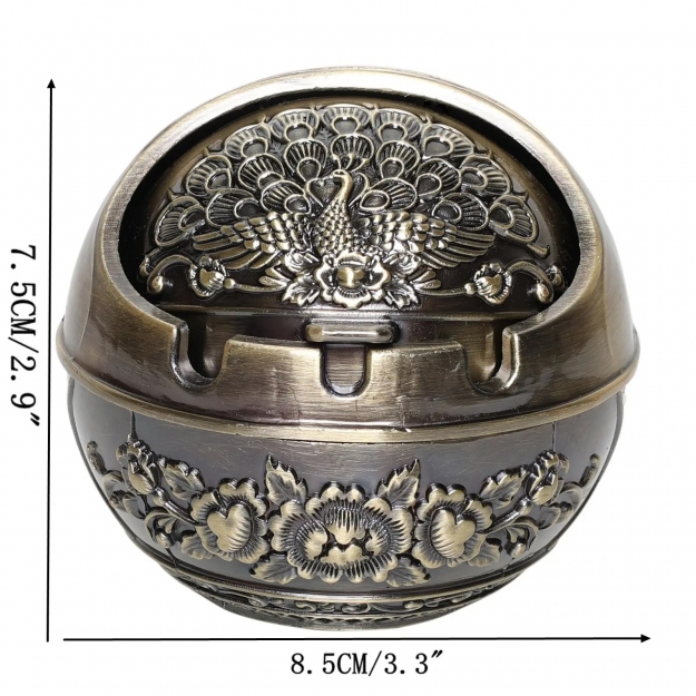 Попільничка Bronze Peacock