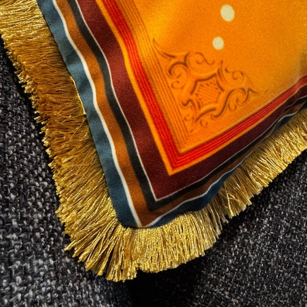 Подушка Horse Printed Yellow