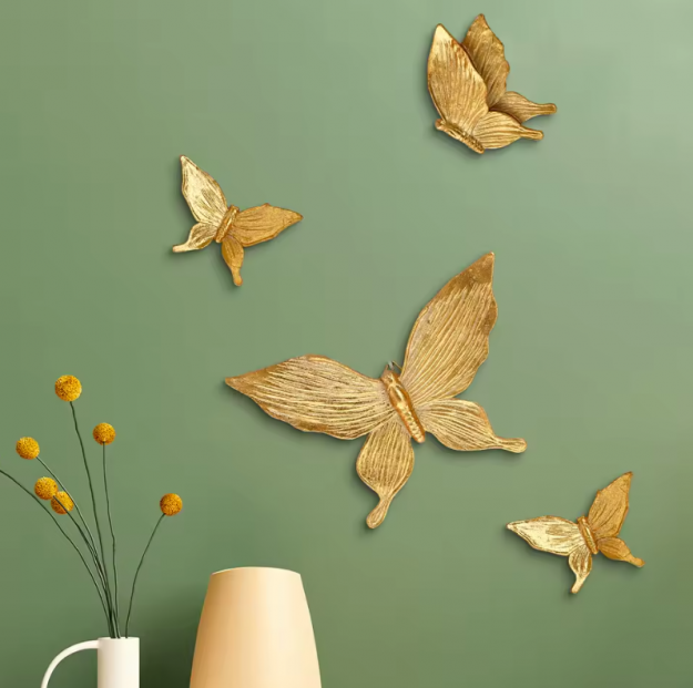 Комплект настінного декору Butterfly 4/set