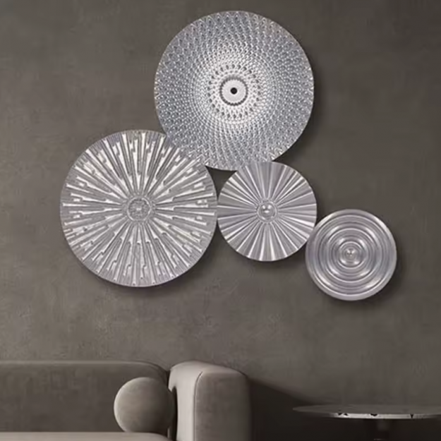 Настінний декор Silver Plate S поштучно 10-15 см