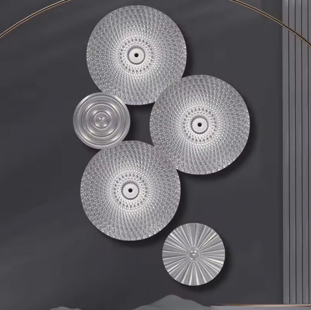 Настінний декор Silver Plate S поштучно 10-15 см
