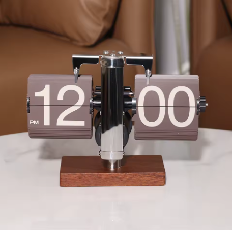 Настільний годинник Flip Clock Brown