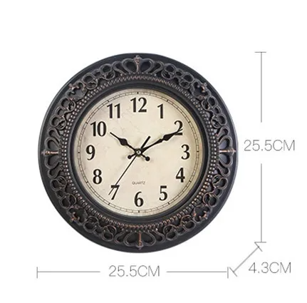 Настінний годинник Carved Gold 25cm