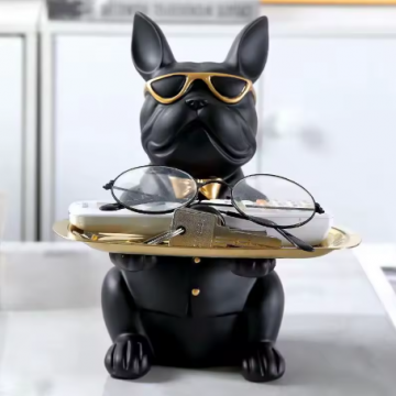 Статуетка Підставка Sitting Black Bulldog