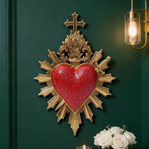 Настінний декор Heart & Cross