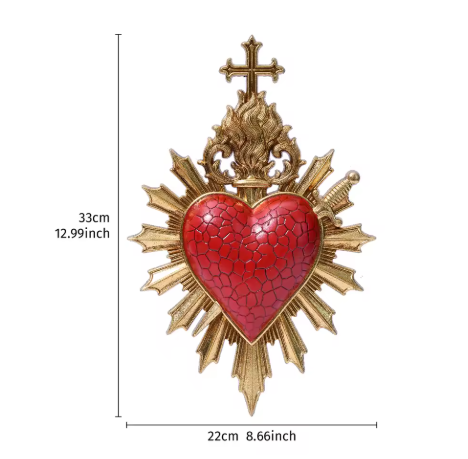 Настінний декор Heart & Cross