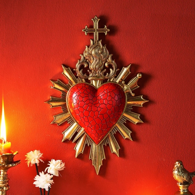 Настінний декор Heart & Cross