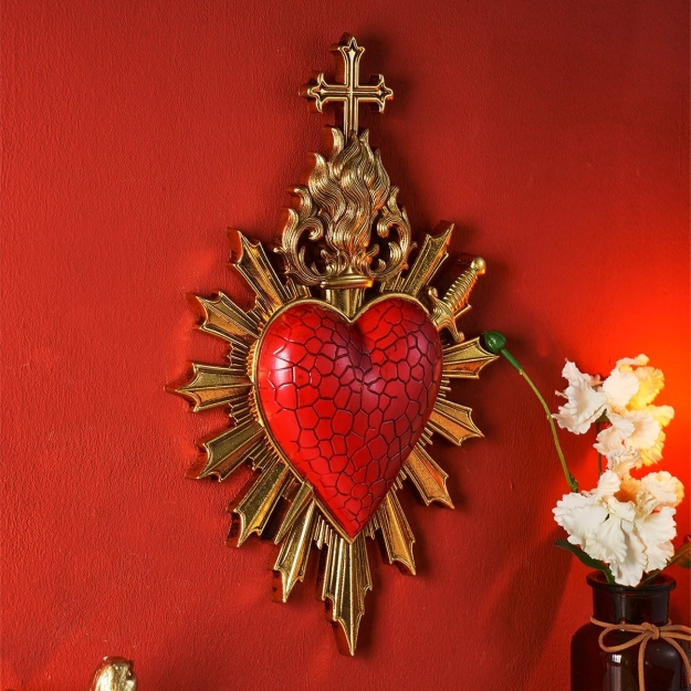 Настінний декор Heart & Cross