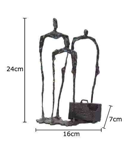 Декор People with a suitcase