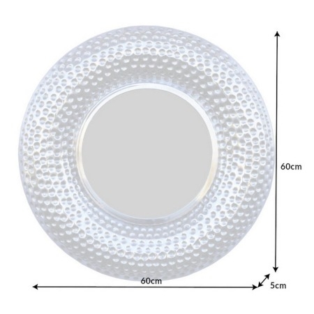 Дзеркало настінне Dots Chrome D60