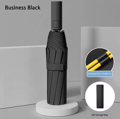 Парасолька автоматична Business Black