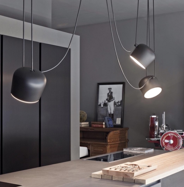 Підвіс LED Aim 3SET Black D24/H22