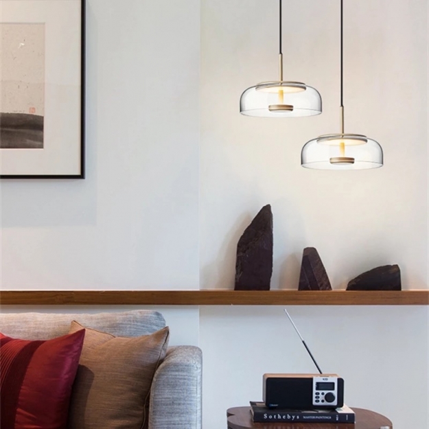 Підвіс LED Jellyfish Gold/Clear D 23