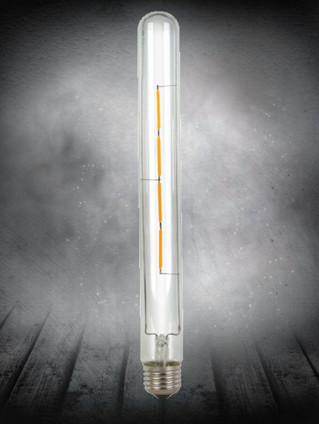 Лампа Эдисона LED T30*300MM 6W  2200K диммируемая