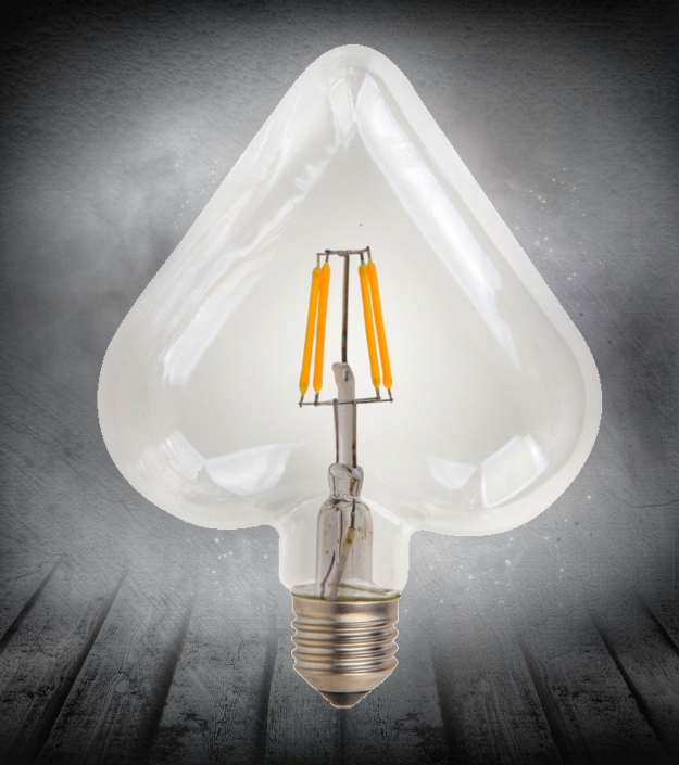 Лампа Едісона LED X95 4W 2200K Серце 